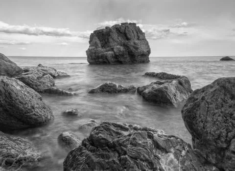 Dramatic seascape Stock Photos