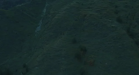 A dramatic shot of the Himalayas in the Evening Stock Footage 164710910