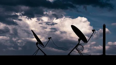 A dramatic shot of sky 库存照片