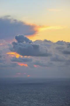 Dramatic sky after storm Stock Photos