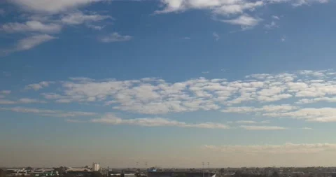 Dramatic sky and cloud timelapse in Footscray, Melbourne, Australia. Stock Footage 136166594