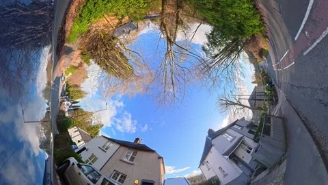 Dramatic Sky and Clouds During Long United Kingdom Travel Stock Footage 333721226