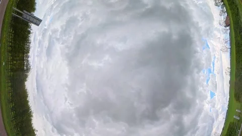 Dramatic Sky and Clouds During Long United Kingdom Travel Stock Footage 333722745