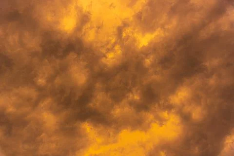Dramatic sky and clouds at dusk Stock Photos