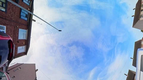 Dramatic Sky and Clouds over United Kingdom Stock Footage 337790018