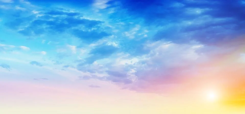 Dramatic sky and clouds Stock Photos