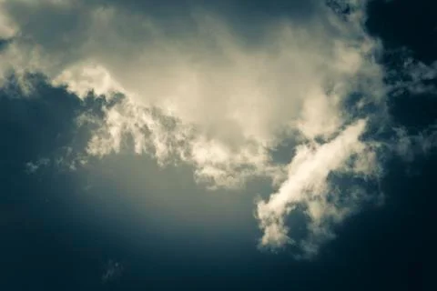 Dramatic sky and clouds Stock Photos