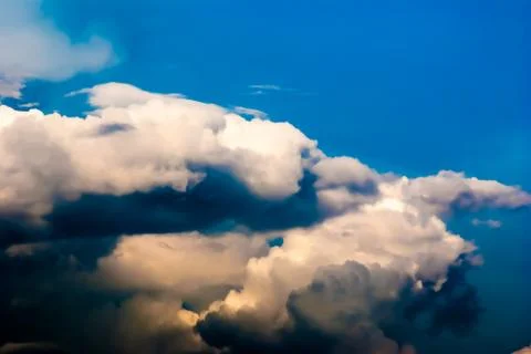 Dramatic sky and clouds at sunset Stock Photos