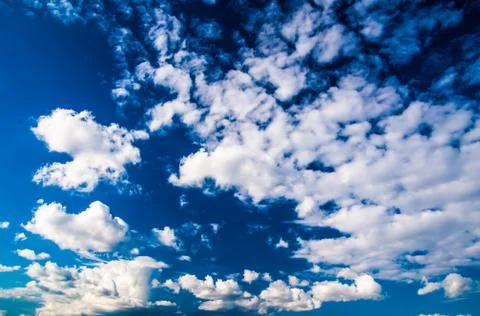 Dramatic sky and clouds at sunset Foto stock