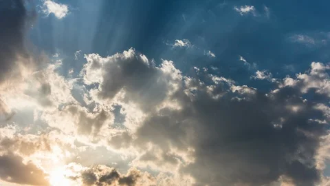 Dramatic sky and clouds timelapse Stock-Footage 94861519
