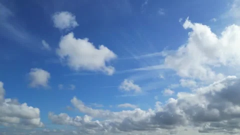 Dramatic Sky and Dramatic Clouds over Great Britain Vidéo 309607870