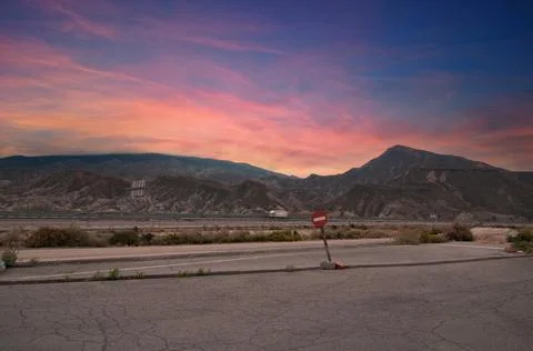 Dramatic sky and mountains Фото