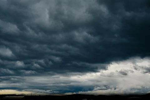 Dramatic sky and stormy day Stock Photos