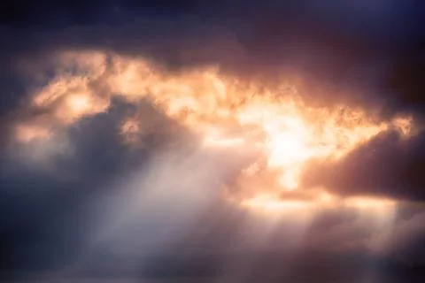 Dramatic sky background Stock-Fotos