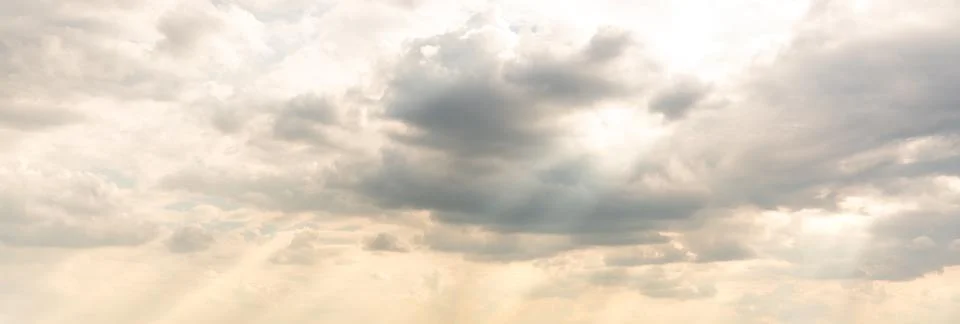 Dramatic sky background. Stormy clouds in dark sky. Moody cloudscape Stock Photos