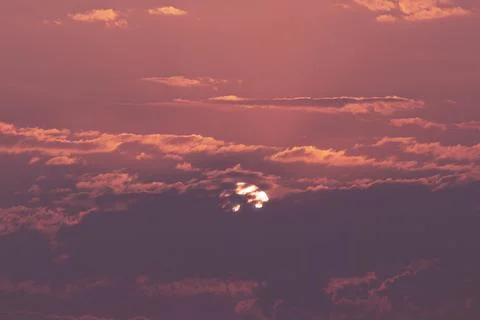 Dramatic Sky background on sunset. Nature composition. Africa, Namibia Stock Photos