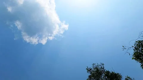 Dramatic Sky With Clouds And Sun Rays, Time-Lapse. Video stock 175925029