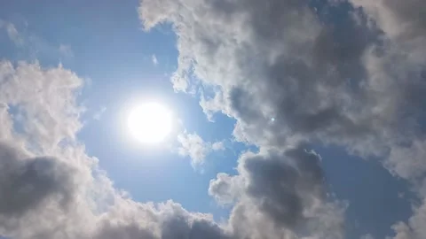 Dramatic Sky With Clouds And Sun Rays, Sky Time-Lapse 動画素材 178153587