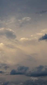 Dramatic Sky With Clouds at Dusk Stock Photos