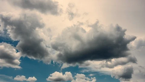Dramatic sky with clouds. Stock Footage 86668057