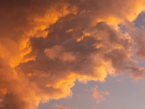 Dramatic sky with clouds. Mysterious abstract background. Fotos de archivo