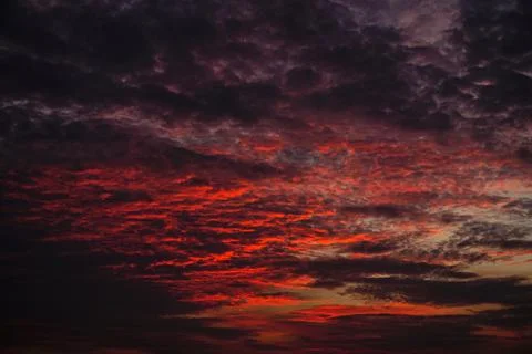 Dramatic sky with clouds, Nature background Stock Photos