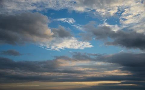 Dramatic sky with clouds Foto stock