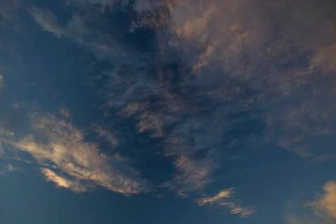 Dramatic sky with clouds. Stock Photos
