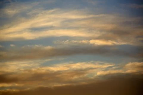 Dramatic sky with clouds. Stock Photos
