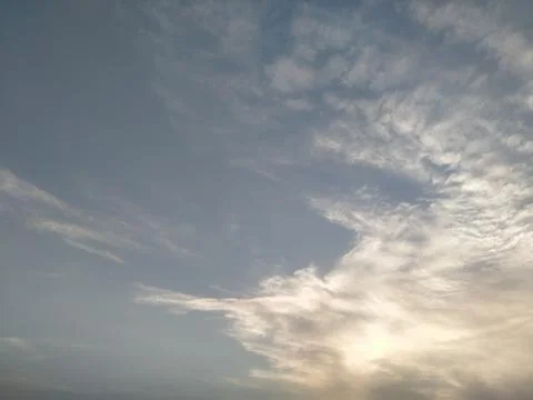 Dramatic sky with clouds Stock Photos