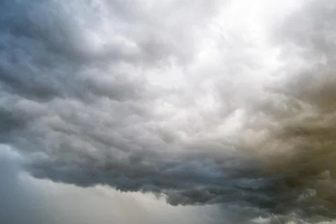 Dramatic sky with clouds before the storm Stock Photos