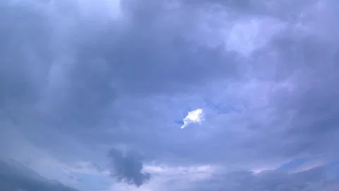 Dramatic sky, clouds, time lapse Stock Footage 340128900