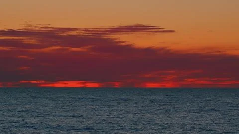 Dramatic Sky. Cloudscape. Red Purple Cloudy Dramatic Sunset Natural Sky Stock Photos
