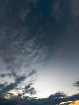 Dramatic Sky at Dusk Stock Photos