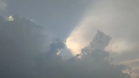 Dramatic Sky Featuring Sun 스톡 동영상 320095896