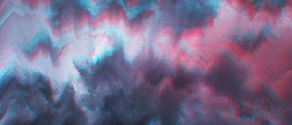 Dramatic sky glitch abstraction Stock Illustration