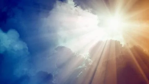 Dramatic sky Illustrazione stock