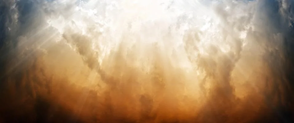 Dramatic sky Stock Illustration