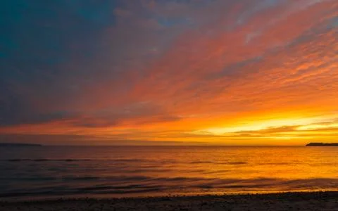 Dramatic sky at morning Foto stock
