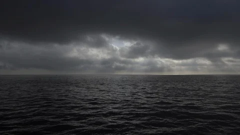 Dramatic Sky over the Ocean 스톡 동영상 106455423