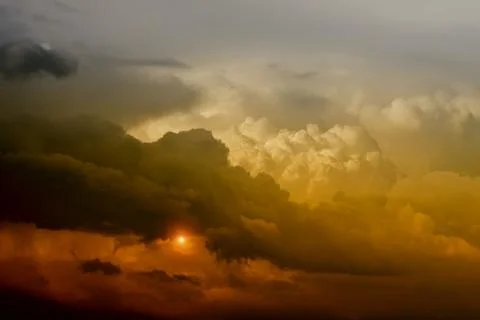 Dramatic sky Stock-Fotos