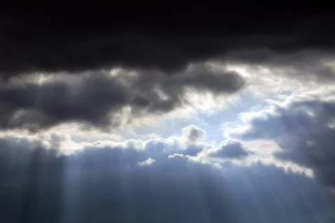 Dramatic sky Stock-Fotos