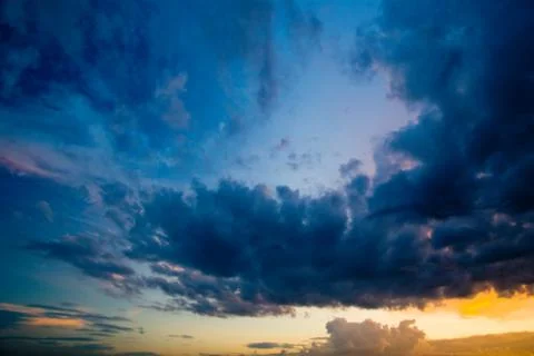 Dramatic sky Stock Photos