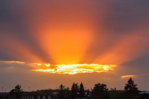 Dramatic sky Stock Photos