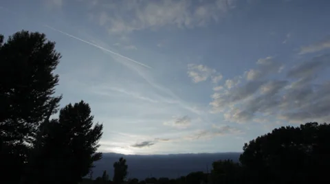 Dramatic sky in rural England Stock Footage 28282505