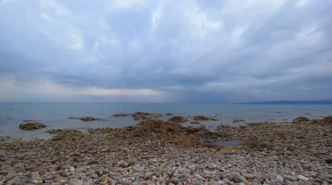 Dramatic sky, seascape Stock-Footage 60815440