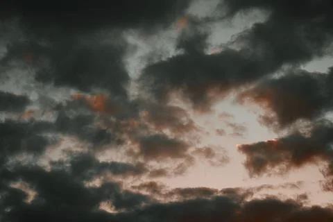 Dramatic sky skyline background Stock Photos