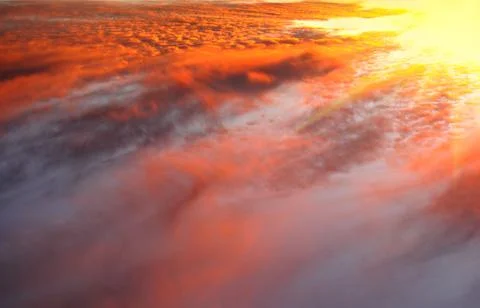 Dramatic sky with storm clouds Foto stock