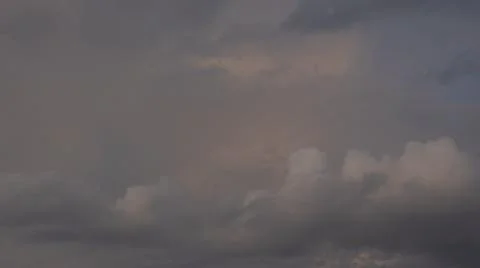 Dramatic Sky with Storm Clouds 스톡 사진