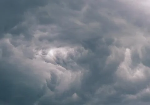Dramatic sky with storm clouds before rain. Stock Photos
